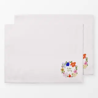 Tischset Blumenkranz Spring Beige