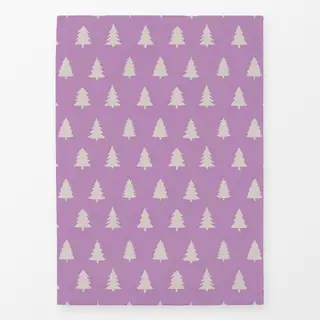 Geschirrtücher Weihnachtsbäume flieder klein