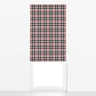 Raffrollo Tartan Plaid anthrazit
