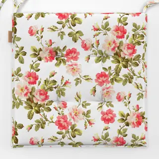 Sitzkissen Vintage Streublümchen Rosen