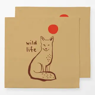 Servietten Mountain Fox