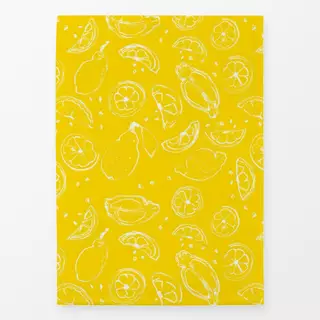 Geschirrtücher Zitronen gelb