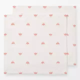 Servietten Krone rosa