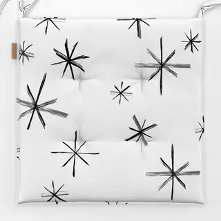 Sitzkissen Schneeflocken
