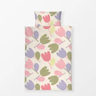 Bettwäsche Abstraktes Tulpen Muster