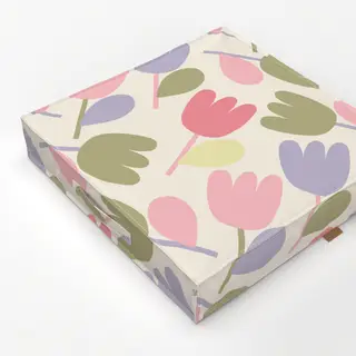 Bodenkissen Abstraktes Tulpen Muster