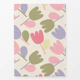 Geschirrtücher Abstraktes Tulpen Muster