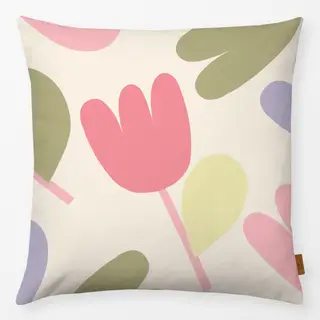 Kissen Abstraktes Tulpen Muster
