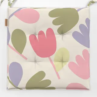 Sitzkissen Abstraktes Tulpen Muster