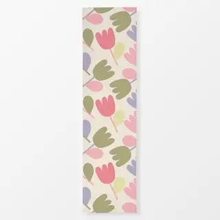 Tischläufer Abstraktes Tulpen Muster
