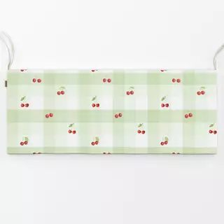 Bankauflage Vintage Cherry Gingham I