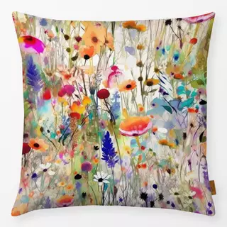 Kissen Abstrakte Wildblumen Wiese