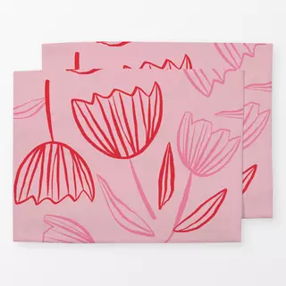 Tischset HAPPY TULIP pink