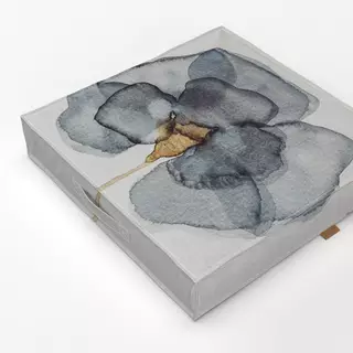 Bodenkissen Blue Floral