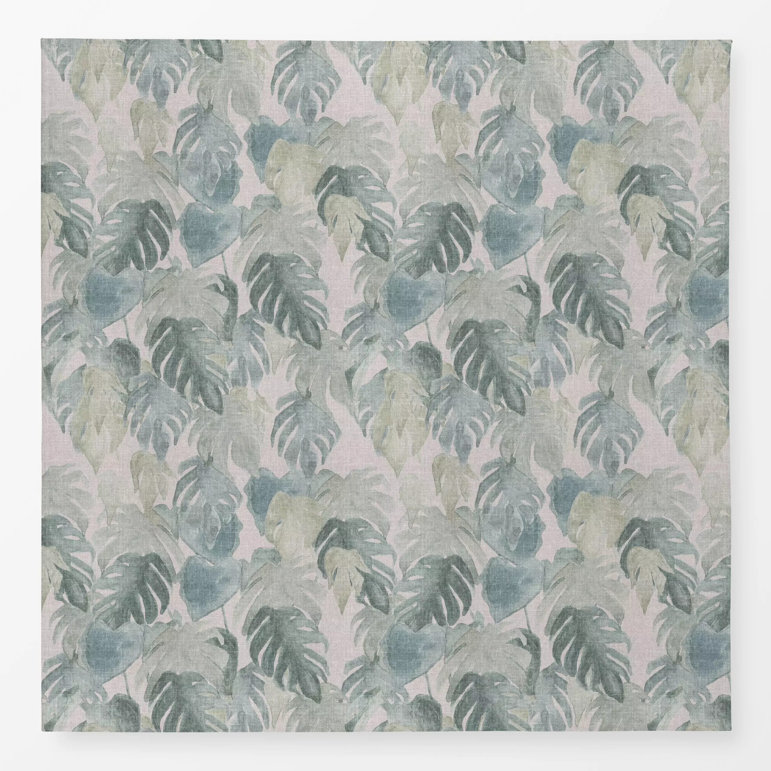 Tischdecke Tropische Monstera Blätter, Blumen, tropisch, von Bloomery Decor