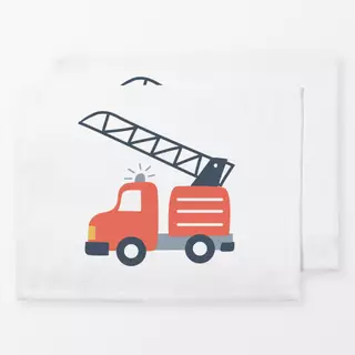 Tischset Feuerwehr Auto Jungs