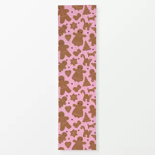 Tischläufer Lebkuchen Pattern rosa