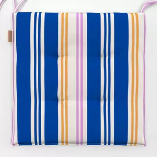 Sitzkissen blue balanced stripes