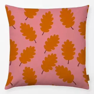 Kissen Herbstblätter Orange Pink