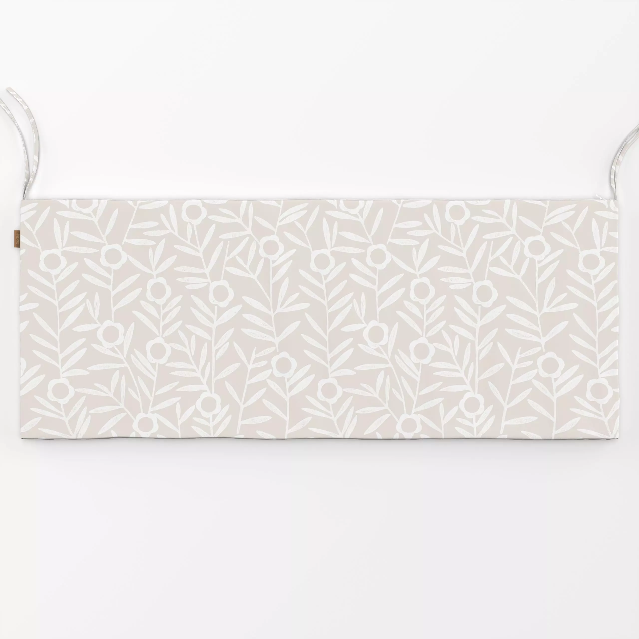 Bankauflage Floral Branches light sand - Blumen & Florales, Frühling - von „Studio Kesse"; marrakesch, creme, Blumen, Sommer...