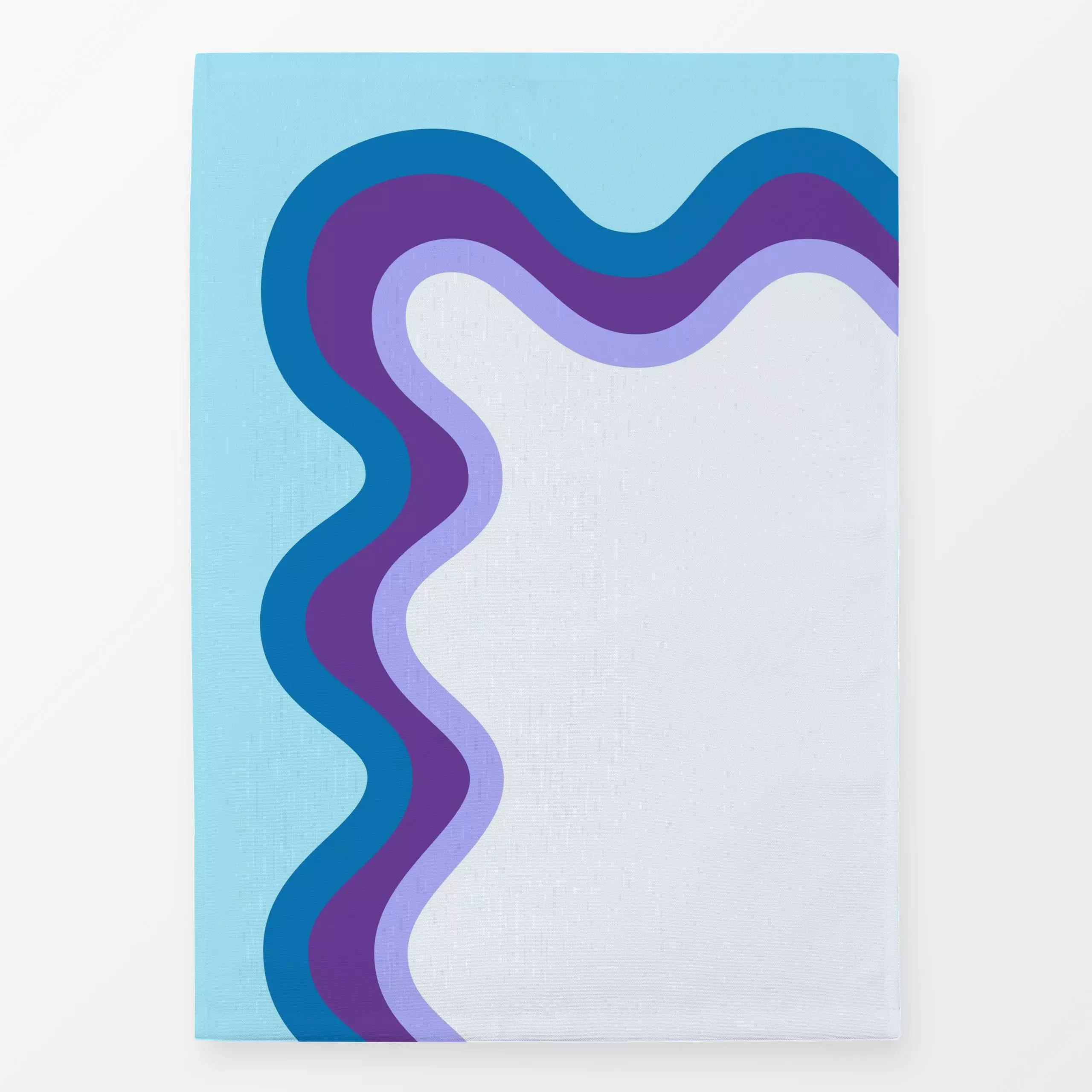 Geschirrtücher Farbfreude Wiggle A 2 - Symbole & Muster, Retro & Vintage - von „Primus Pattern"; Retro, Sommer, wellen, pool...