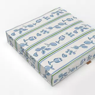 Bodenkissen Al Fresco Streifen – Blau