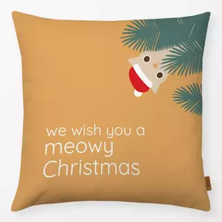 Kissen meowy christmas