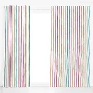 Dekovorhang Candy Stripes Streifen Pastel