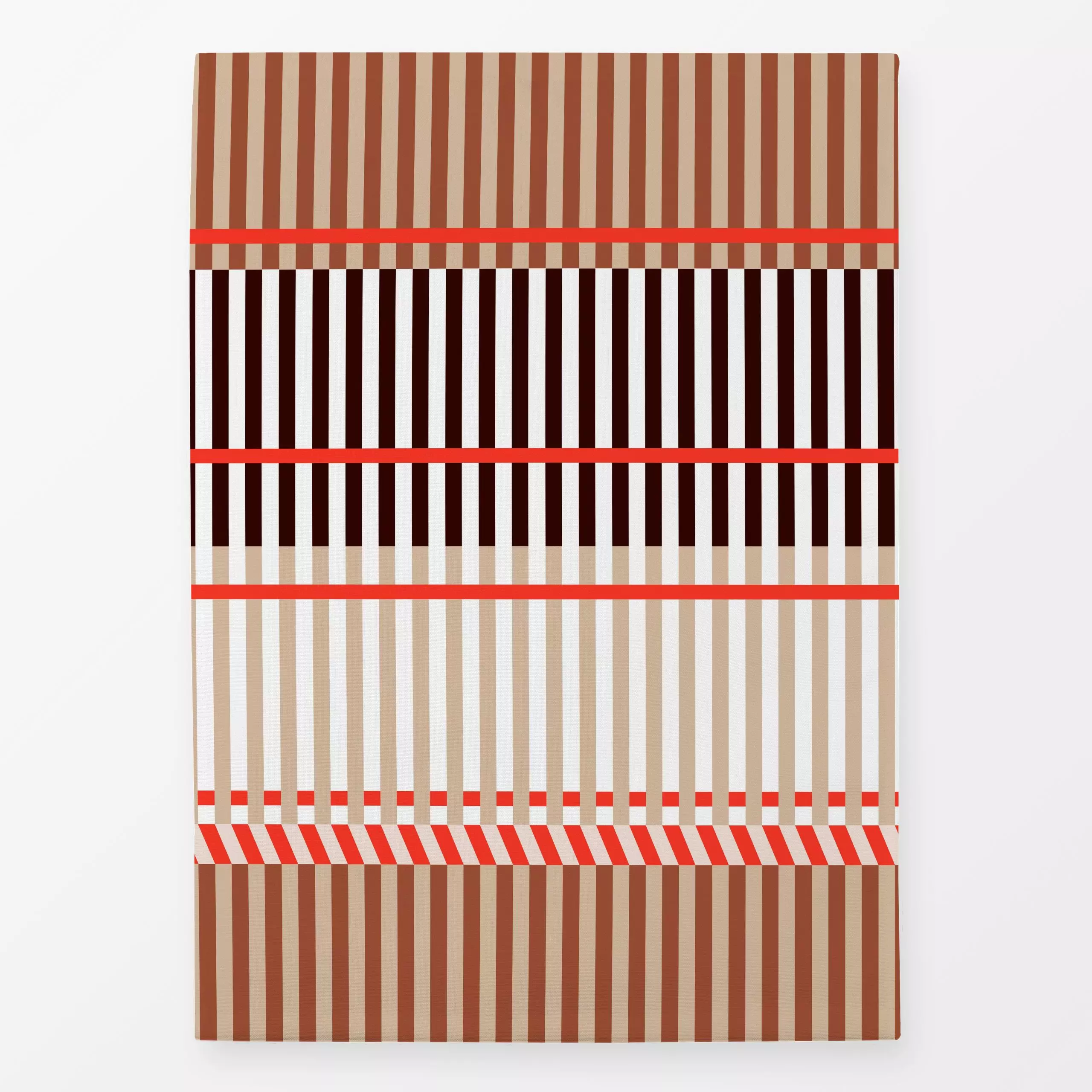 Geschirrtücher Blockstreifen mediterran - Symbole & Muster, Retro & Vintage - von „Sophie Augustin Illustration"; Muster, St...