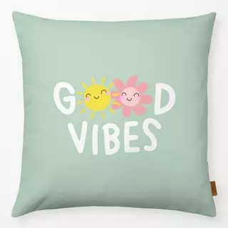 Kissen Good vibes - mint