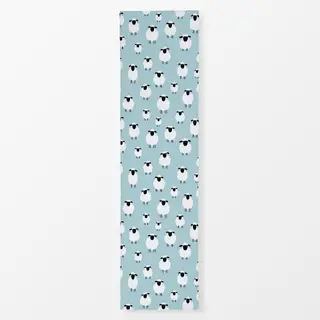 Tischläufer Schafherde - blau