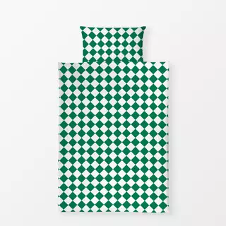 Bettwäsche Diamond Checker green