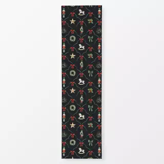 Tischläufer Weihnachts Nostalgie anthrazit