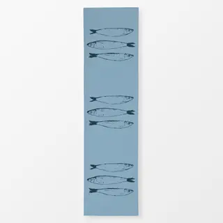 Tischläufer Santorini Sardine Fish