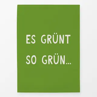 Geschirrtücher Es Grünt Spruchkissen