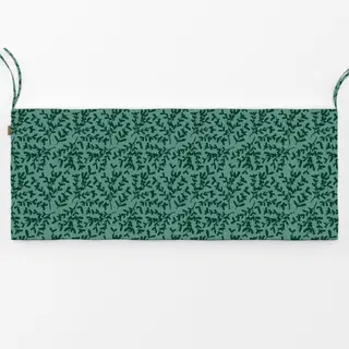 Bankauflage Mistletoe Pattern dark green