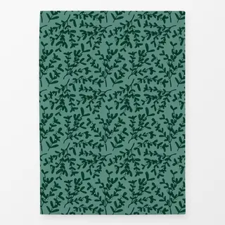 Geschirrtücher Mistletoe Pattern dark green