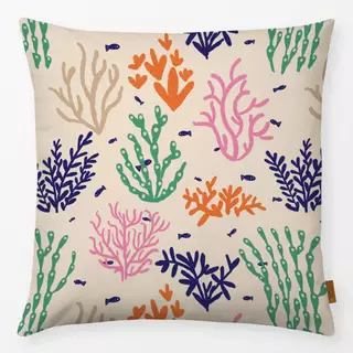 Kissen Bunte Korallen & Fische
