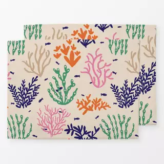Tischset Bunte Korallen & Fische