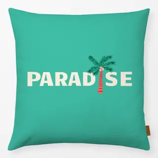 Kissen Tropical Paradise turqoise