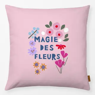 Kissen Magie des Fleurs rosa
