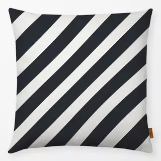 Kissen Candystripes Black and White