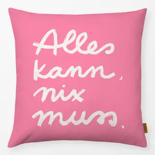 Kissen Alles Kann Wendekissen Pink