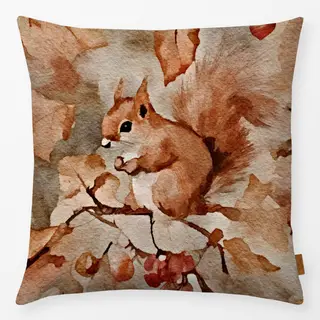 Kissen Eichhörnchen im Wald
