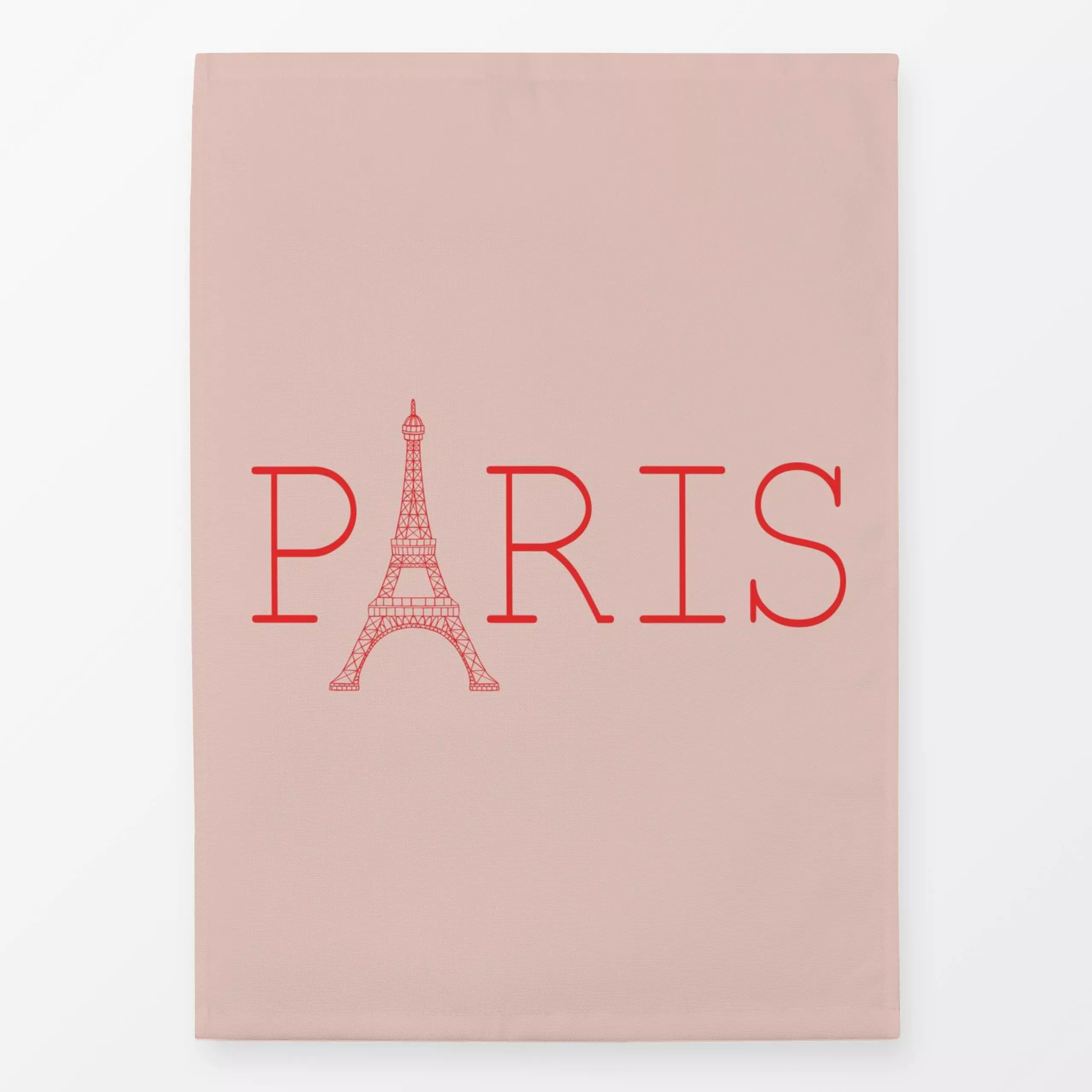 Geschirrtücher Paris rosa - Liebe, Romantik & Pride, Städte & Länder - von „Uta Naumann"; Paris, text, Liebe, schrift, verli...