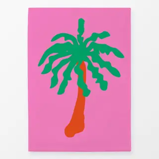 Geschirrtücher Palme Auf Pink