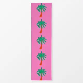 Tischläufer Palme Auf Pink
