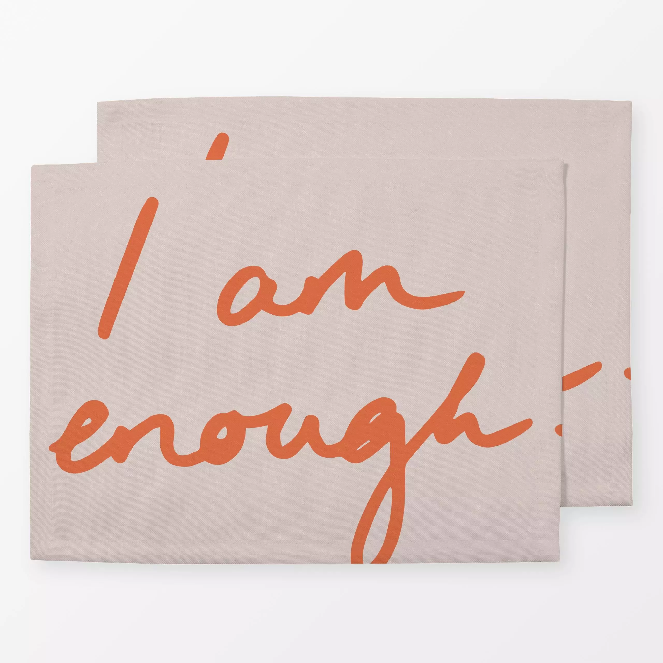 Tischset I am enough 2, Spruch, von Studio Memb