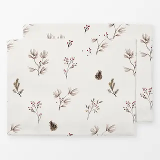 Tischset Winterflora
