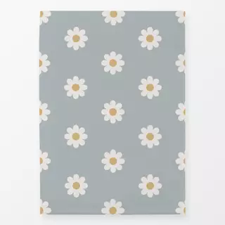 Geschirrtuch Gänseblümchen Blau